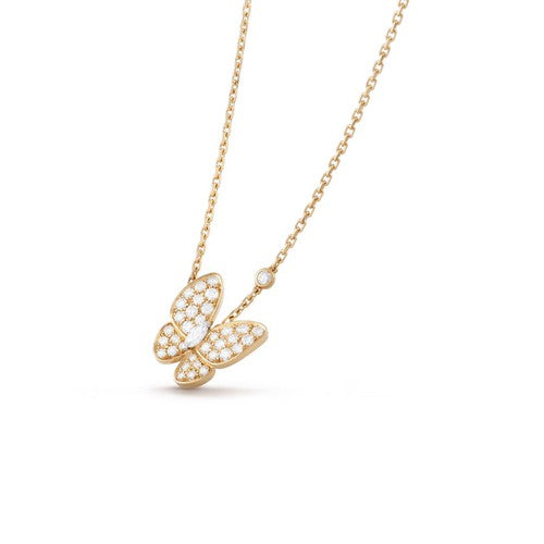 Pomuse BUTTERFLY DIAMOND NECKLACE
