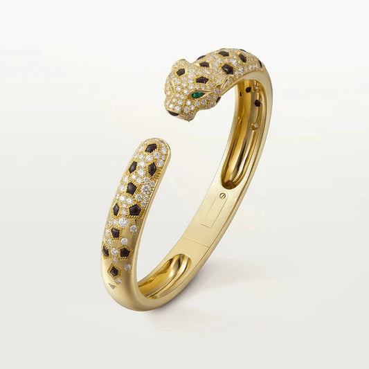 Pomuse PANTHERE GROSSES ARMBAND DIAMANTEN