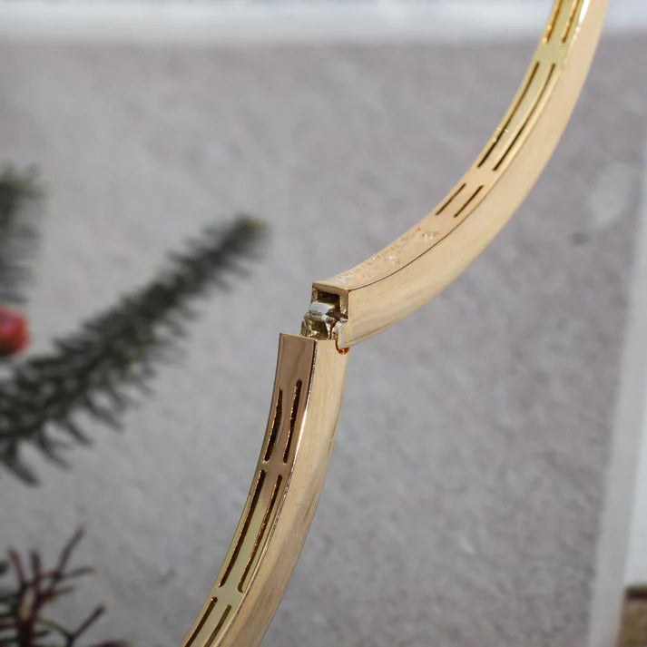 Pomuse SERPENTI BRACELET PINK GOLD DIAMOND DOUBLE SNAKE
