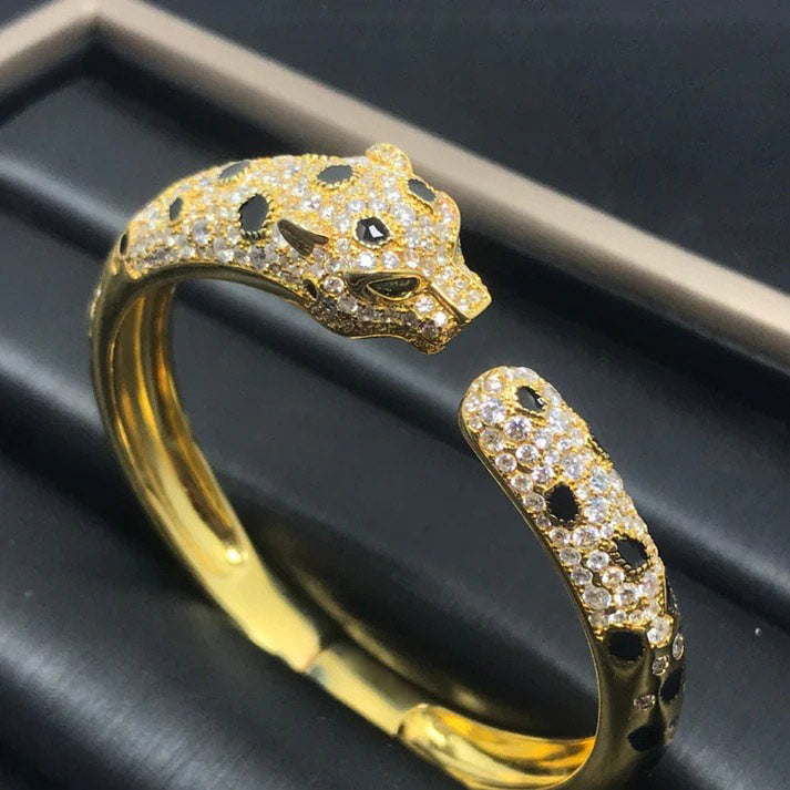 Pomuse PANTHERE BIG BRACELET DIAMONDS