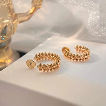 Pomuse CLASH SMALL HOOP EARRINGS