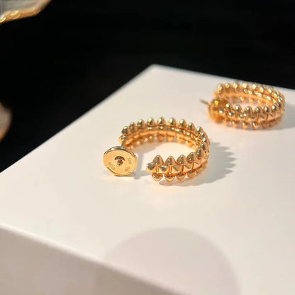 Pomuse CLASH SMALL HOOP EARRINGS