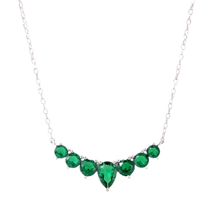 Pomuse Dainty Colorful Heart Necklace