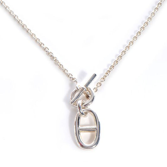 Pomuse HM CHAINE D'ANCRE PENDANT NECKLACE STERLING SILVER