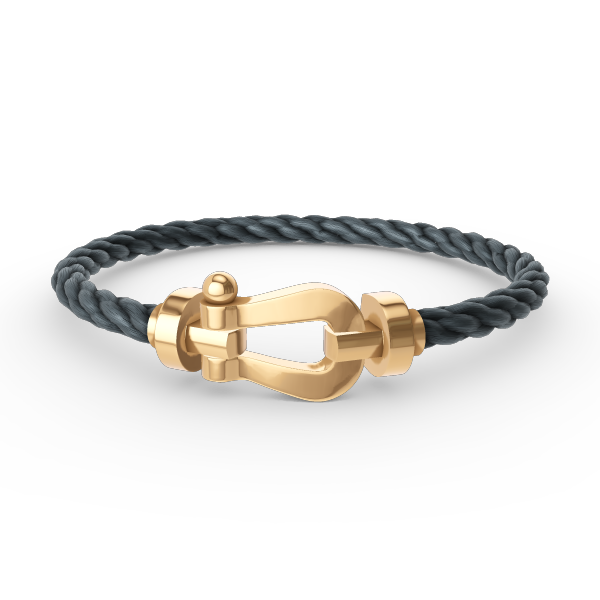 Pomuse FORCE LARGE HORSESHOE NO DIAMOND BRACELET GOLD