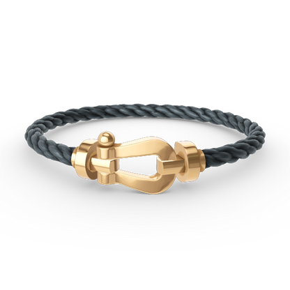 Pomuse FORCE LARGE HORSESHOE NO DIAMOND BRACELET GOLD