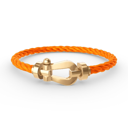 Pomuse FORCE LARGE HORSESHOE NO DIAMOND BRACELET GOLD