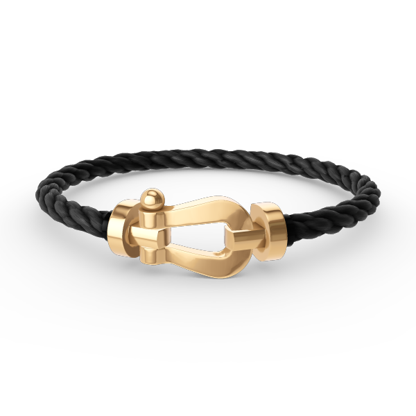 Pomuse FORCE LARGE HORSESHOE NO DIAMOND BRACELET GOLD
