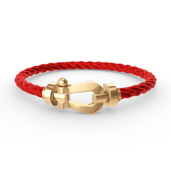 Pomuse FORCE LARGE HORSESHOE NO DIAMOND BRACELET GOLD