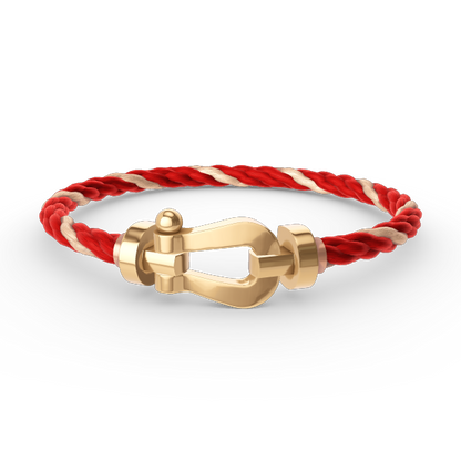 Pomuse FORCE LARGE HORSESHOE NO DIAMOND BRACELET GOLD