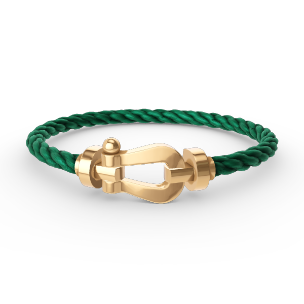 Pomuse FORCE LARGE HORSESHOE NO DIAMOND BRACELET GOLD