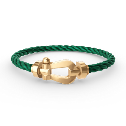 Pomuse FORCE LARGE HORSESHOE NO DIAMOND BRACELET GOLD