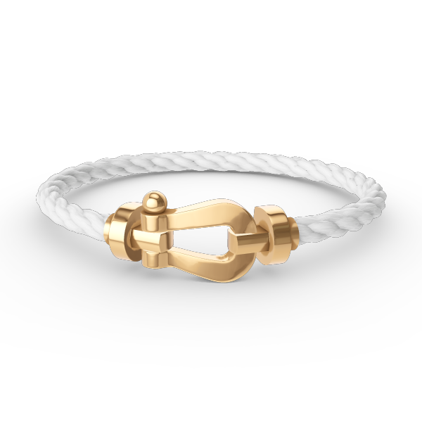 Pomuse FORCE LARGE HORSESHOE NO DIAMOND BRACELET GOLD