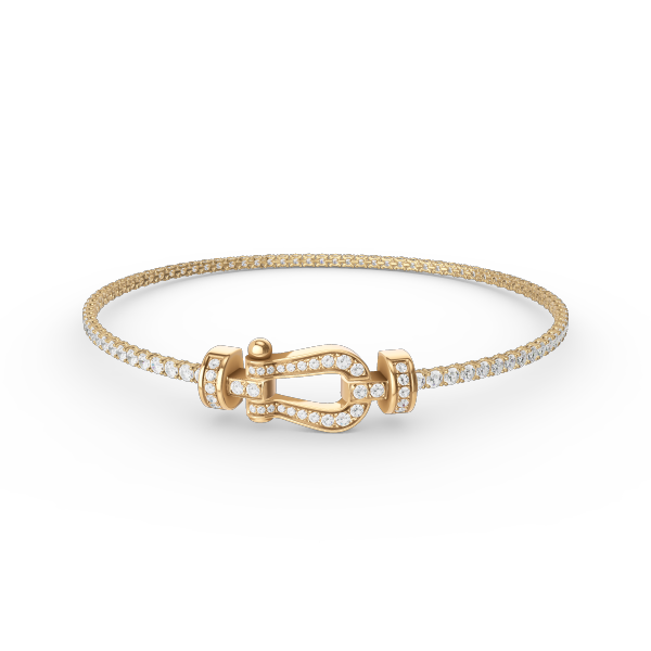 Pomuse FORCE  HORSESHOE  DIAMOND TENNIS BRACELET