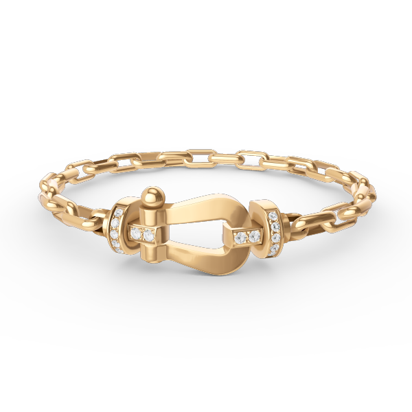 Pomuse FORCE LARGE HORSESHOE CLASP  METAL BRACELET