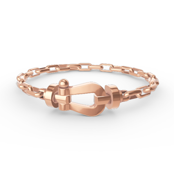 Pomuse FORCE LARGE HORSESHOE CLASP  METAL BRACELET