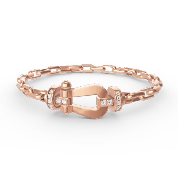Pomuse FORCE LARGE HORSESHOE CLASP  METAL BRACELET