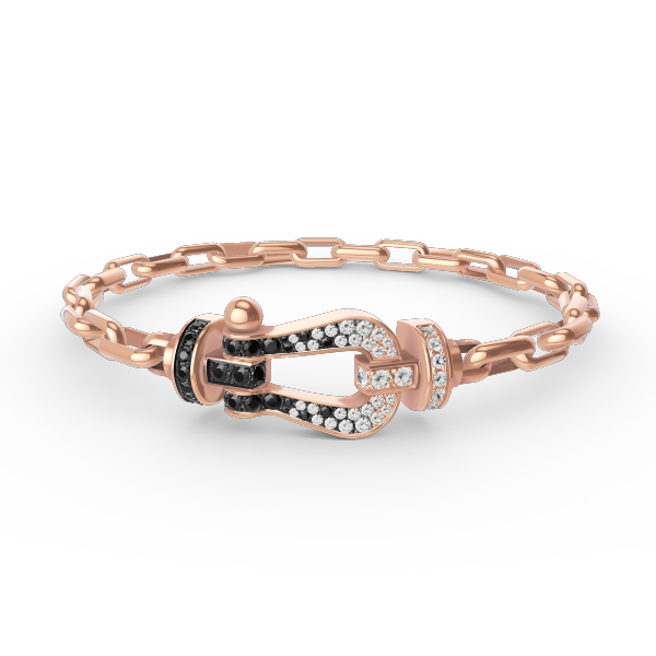 Pomuse FORCE LARGE HORSESHOE CLASP  METAL BRACELET