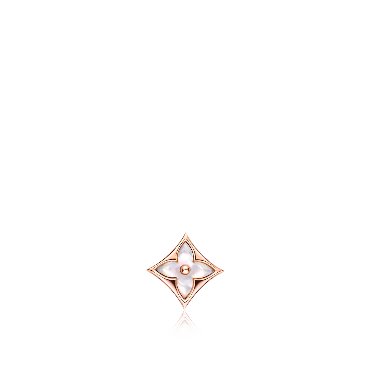 Pomuse STAR MOP PINK GOLD EARRINGS