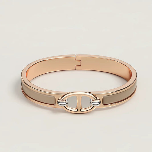 Pomuse CLIC CHAINE PINK GOLD BRACELET