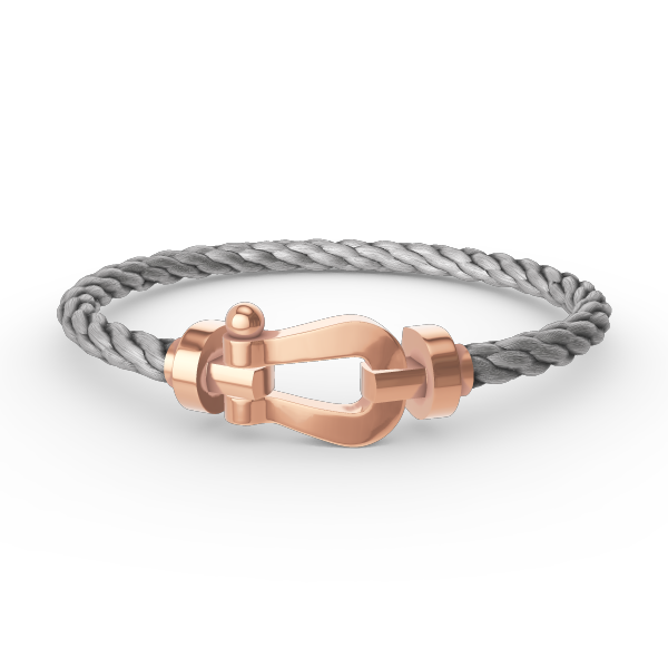 Pomuse FORCE LARGE HORSESHOE NO DIAMOND BRACELET ROSE GOLD