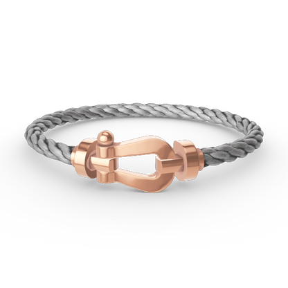 Pomuse FORCE LARGE HORSESHOE NO DIAMOND BRACELET ROSE GOLD