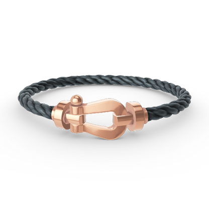Pomuse FORCE LARGE HORSESHOE NO DIAMOND BRACELET ROSE GOLD