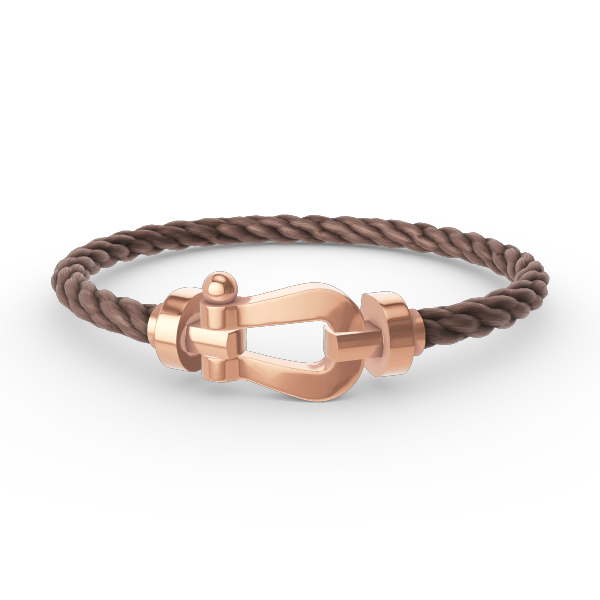 Pomuse FORCE LARGE HORSESHOE NO DIAMOND BRACELET ROSE GOLD
