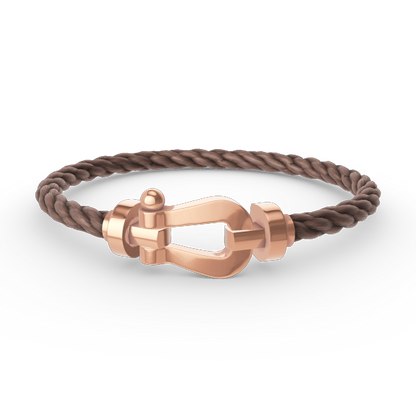 Pomuse FORCE LARGE HORSESHOE NO DIAMOND BRACELET ROSE GOLD