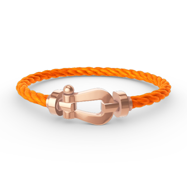 Pomuse FORCE LARGE HORSESHOE NO DIAMOND BRACELET ROSE GOLD