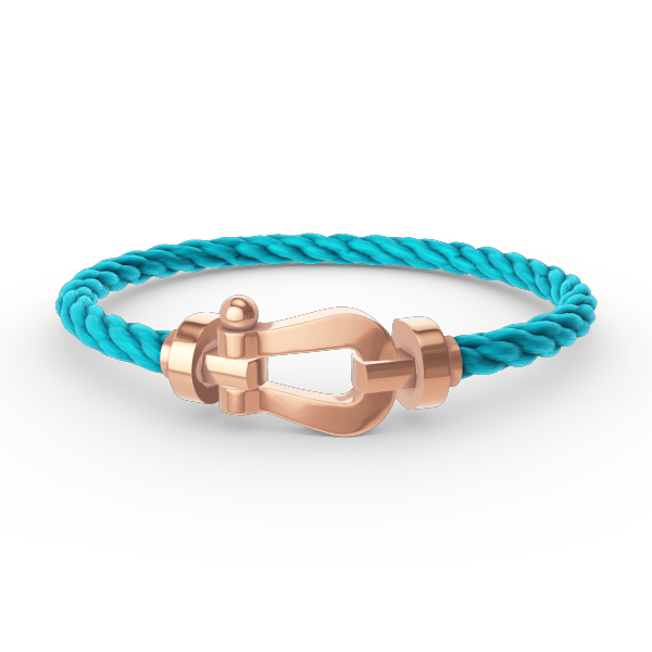 Pomuse FORCE LARGE HORSESHOE NO DIAMOND BRACELET ROSE GOLD