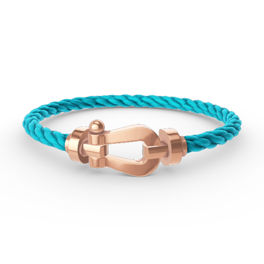 Pomuse FORCE LARGE HORSESHOE NO DIAMOND BRACELET ROSE GOLD