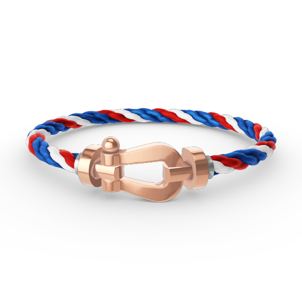 Pomuse FORCE LARGE HORSESHOE NO DIAMOND BRACELET ROSE GOLD