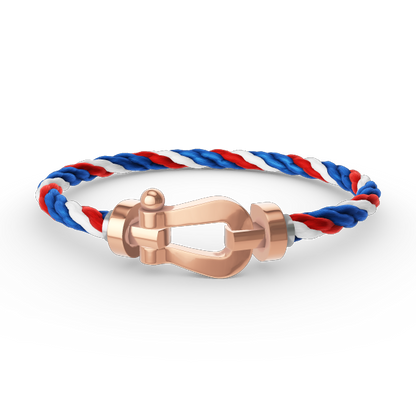 Pomuse FORCE LARGE HORSESHOE NO DIAMOND BRACELET ROSE GOLD