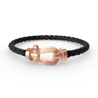 Pomuse FORCE LARGE HORSESHOE NO DIAMOND BRACELET ROSE GOLD
