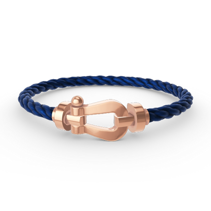 Pomuse FORCE LARGE HORSESHOE NO DIAMOND BRACELET ROSE GOLD