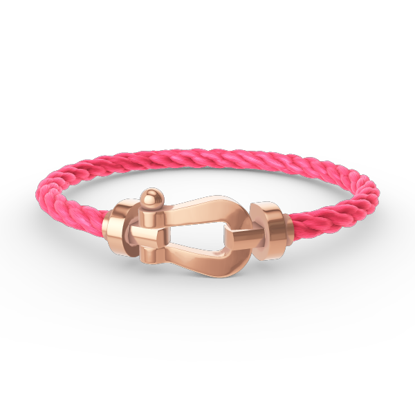 Pomuse FORCE LARGE HORSESHOE NO DIAMOND BRACELET ROSE GOLD