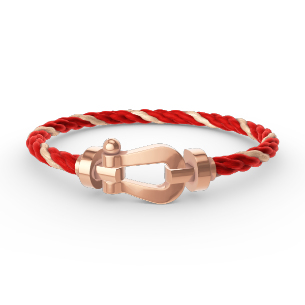 Pomuse FORCE LARGE HORSESHOE NO DIAMOND BRACELET ROSE GOLD