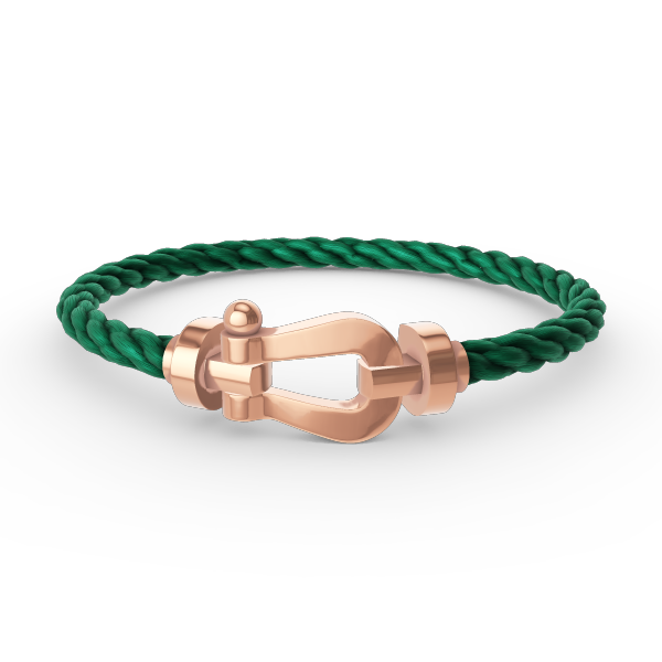 Pomuse FORCE LARGE HORSESHOE NO DIAMOND BRACELET ROSE GOLD