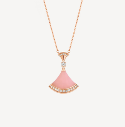 Pomuse DREAM NECKLACE PINK OPAL
