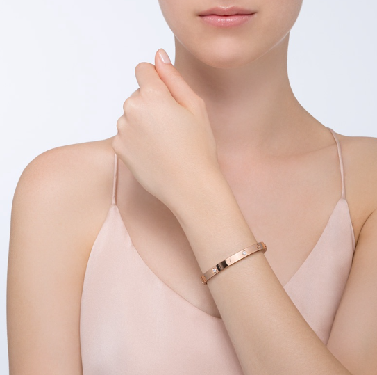 Pomuse LOVE BRACELET 6.1MM 4 DIAMONDS