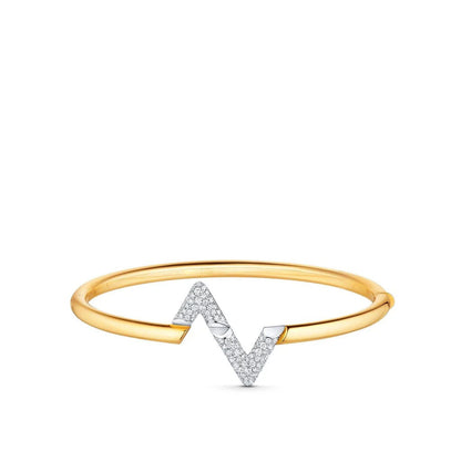 Pomuse VOLTE UPSITE DOWN GOLD DIAMOND BRACELET