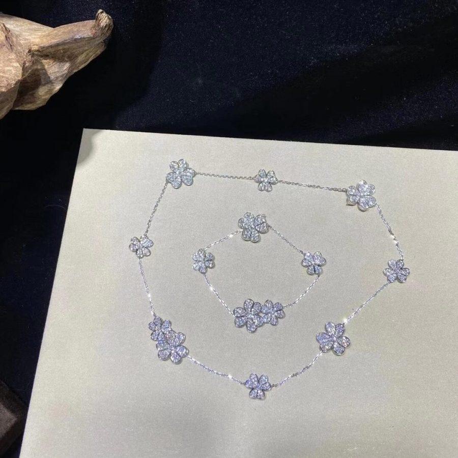 Pomuse FRIVOLE SILVER 5 FLOWERS BRACELET