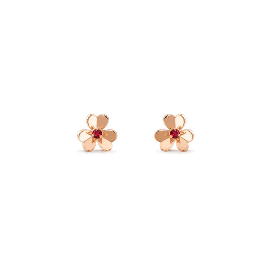 Pomuse FRIVOLE  FLOWER PINK EARRINGS