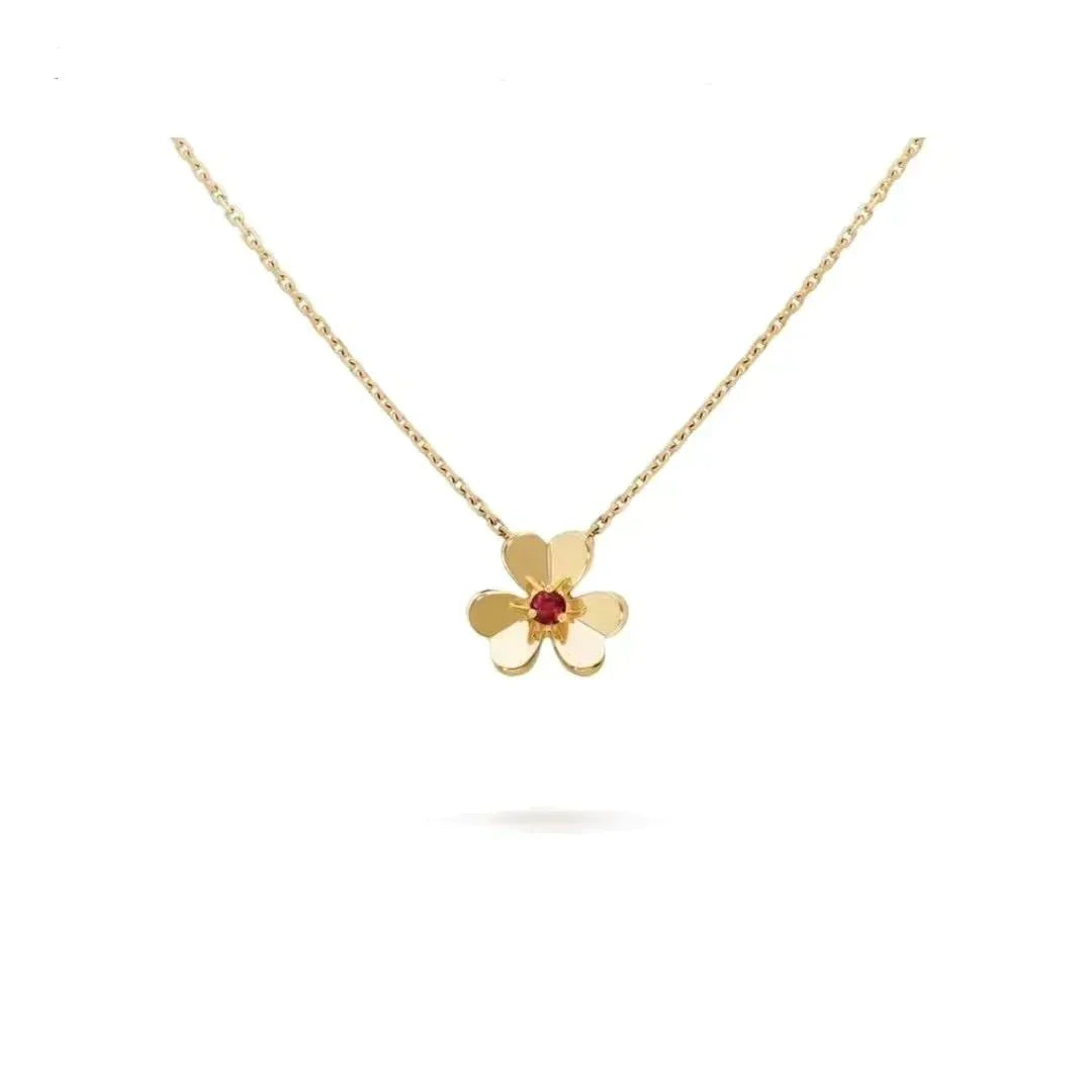 Pomuse FRIVOLE GOLD FLOWER NECKLACE