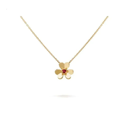 Pomuse FRIVOLE GOLD FLOWER NECKLACE