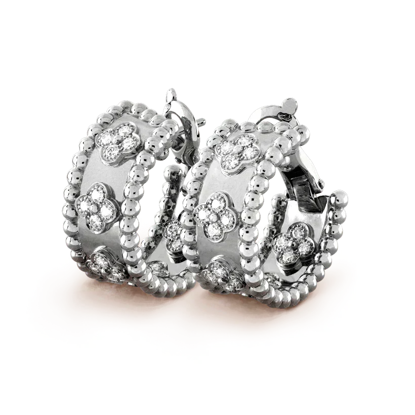 Pomuse PERLEE DIAMANT-OHRRINGE