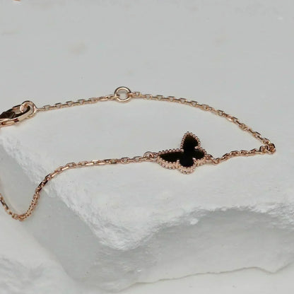 Pomuse BUTTERFLY ONYX  BUTTERFLY BRACELET