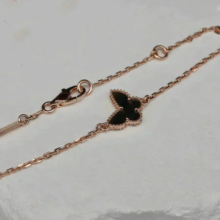 Pomuse BUTTERFLY ONYX  BUTTERFLY BRACELET