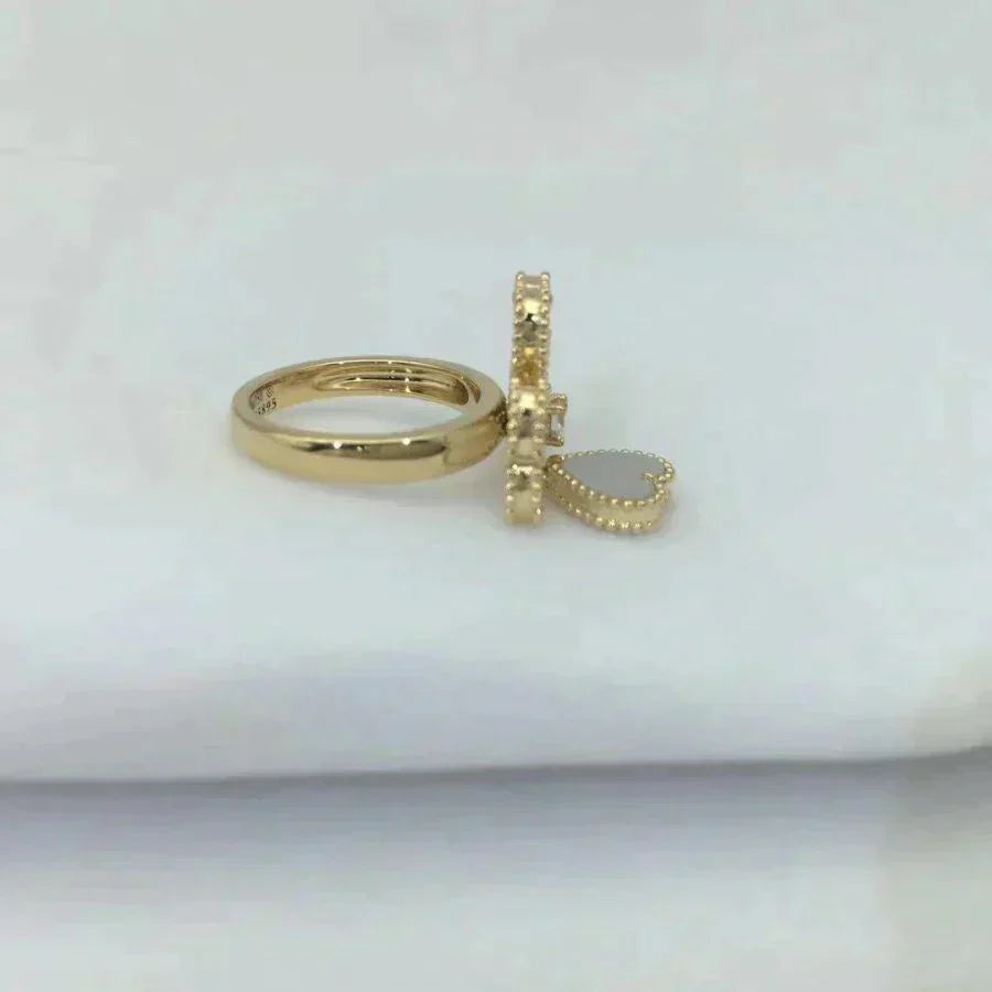 Pomuse SWEET CLOVER WHITE MOP RING